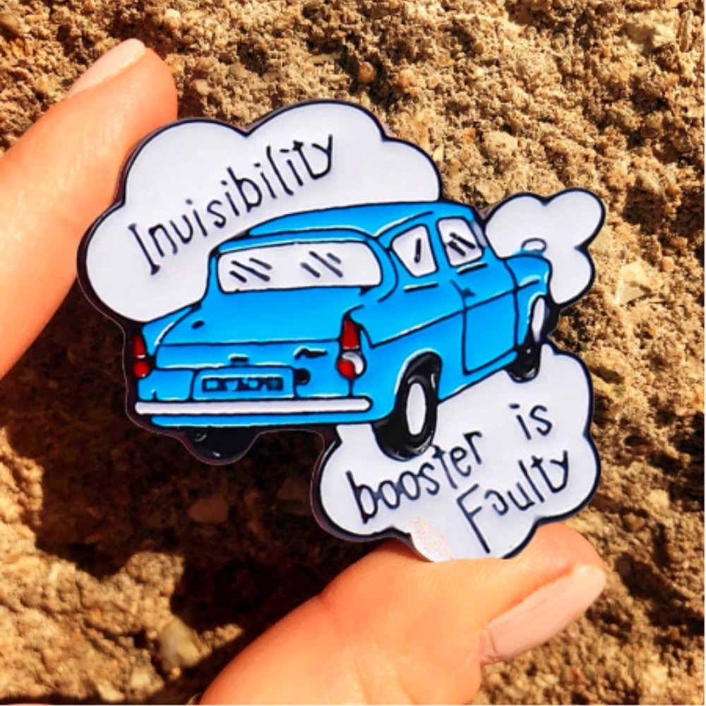 🍏50% OFF/3+...Invisibility booster is Faulty Pin (Harry Potter)